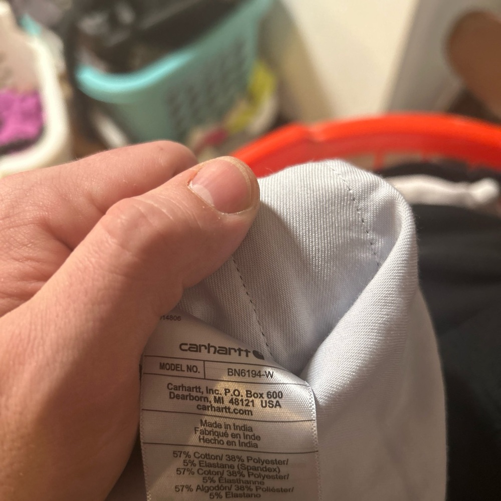 Sz 2XL Black Carhartt plus size work pants - Picture 8 of 9